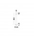 Noten Outdoor Bollard Sandy Black Aluminium 8W 937Lm 3000K IP65 -6