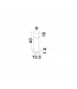 Noten Outdoor Bollard Sandy Black Aluminium LED 8W 937Lm 3000K IP65 -6