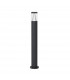 Rock 83cm Outdoor Bollard Sandy Black Aluminium Silver Aluminium LED 8W 937Lm 3000K IP65-1
