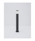 Rock 83cm Outdoor Bollard Sandy Black Aluminium Silver Aluminium LED 8W 937Lm 3000K IP65-2