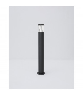 Rock 83cm Outdoor Bollard Sandy Black Aluminium Silver Aluminium LED 8W 937Lm 3000K IP65-2