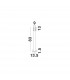 Rock 83cm Outdoor Bollard Sandy Black Aluminium Silver Aluminium LED 8W 937Lm 3000K IP65-5