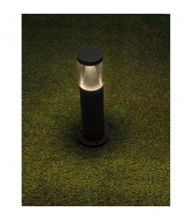 Rock 42cm Outdoor Bollard Sandy Black Aluminium Silver Aluminium LED 8W 937Lm 3000K IP65-2