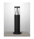 Rock 42cm Outdoor Bollard Sandy Black Aluminium Silver Aluminium LED 8W 937Lm 3000K IP65-3