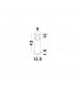 Rock 42cm Outdoor Bollard Sandy Black Aluminium Silver Aluminium LED 8W 937Lm 3000K IP65-7