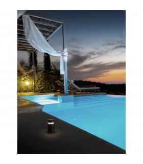 Tala Outdoor Pedestal Light Black Aluminium LED 12W 594Lm 3000K IP54-2