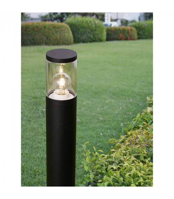 Cetera 50cm Outdoor Bollard Black Aluminium LED E27 IP54-3