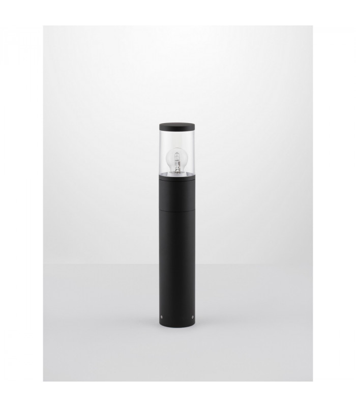 Cetera 50cm Outdoor Bollard Black Aluminium LED E27 IP54-4