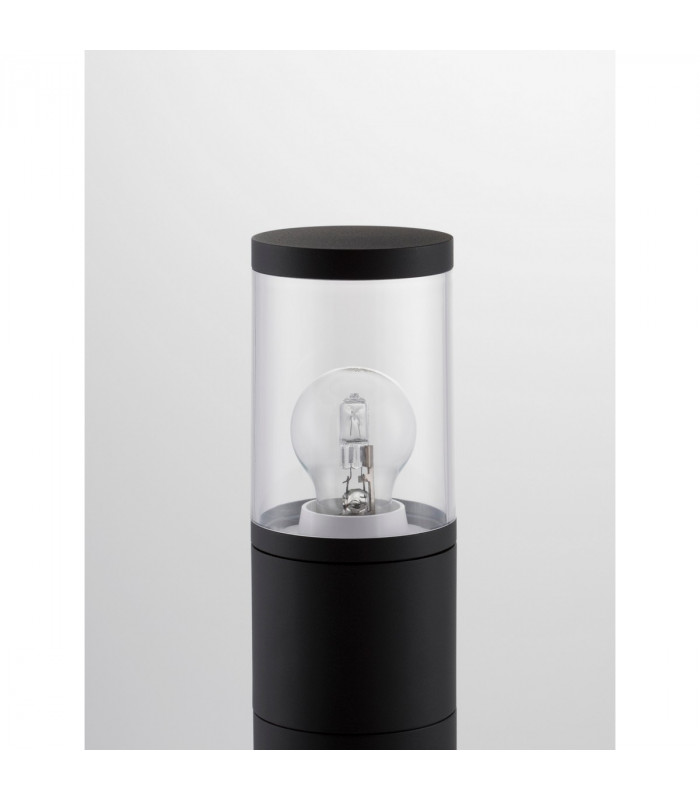 Cetera 50cm Outdoor Bollard Black Aluminium LED E27 IP54-6