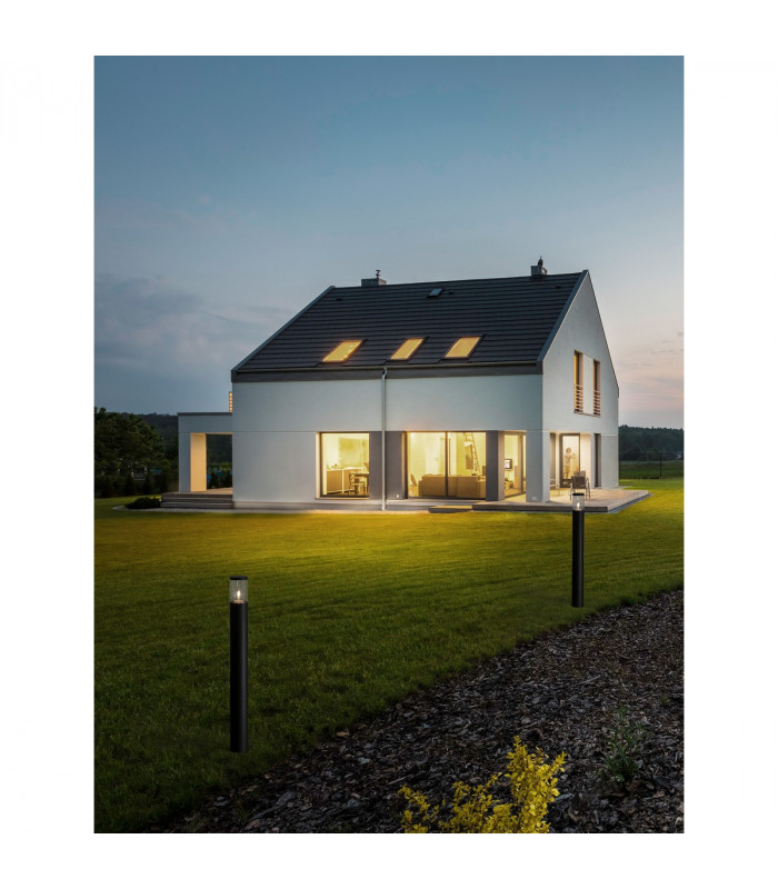 Cetera 90cm Outdoor Bollard Black Aluminium LED E27 IP54-2