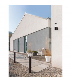 Zosia Outdoor Pedestal Light Dark Grey Aluminium LED E27 IP65-2