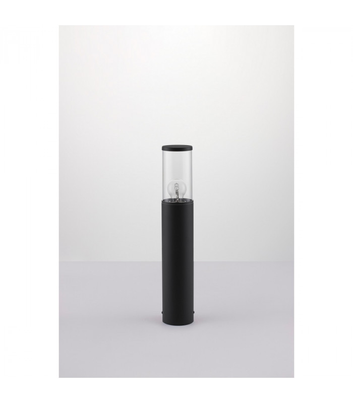 Zosia Outdoor Bollard Dark Grey Aluminium LED E27 IP65-3