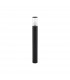 Zosia Outdoor Bollard Dark Grey Aluminium Clear LED E27 IP65-1