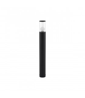 Zosia Outdoor Bollard Dark Grey Aluminium Clear LED E27 IP65-1