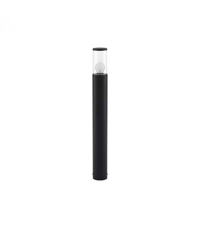 Zosia Outdoor Bollard Dark Grey Aluminium Clear LED E27 IP65-1