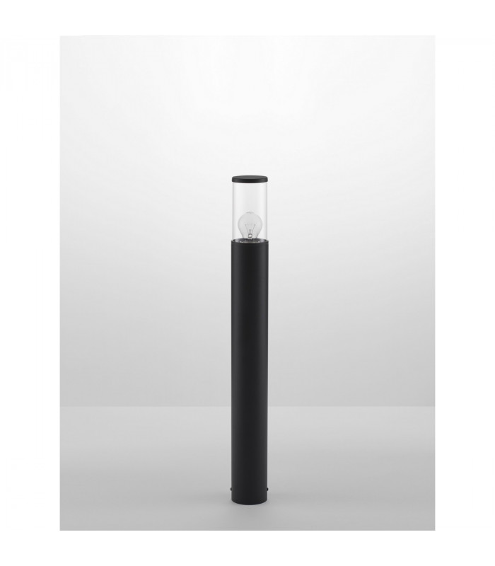 Zosia Outdoor Bollard Dark Grey Aluminium Clear LED E27 IP65-3