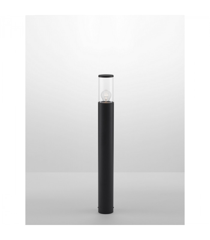 Zosia Outdoor Bollard Dark Grey Aluminium Clear LED E27 IP65-4