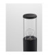 Zosia Outdoor Bollard Dark Grey Aluminium Clear LED E27 IP65-6