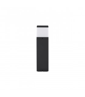 Ferron 50cm Outdoor Bollard Dark Grey Aluminium Clear LED E27 IP65-1