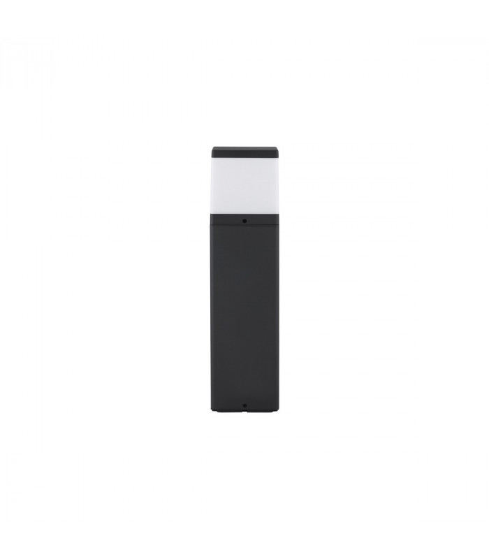 Ferron 50cm Outdoor Bollard Dark Grey Aluminium Clear LED E27 IP65-1