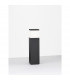 Ferron 50cm Outdoor Bollard Dark Grey Aluminium Clear LED E27 IP65-7