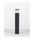 Ferron 80cm Outdoor Bollard Dark Grey Aluminium Clear LED E27 IP65-5