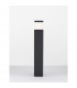 Ferron 80cm Outdoor Bollard Dark Grey Aluminium Clear LED E27 IP65-6