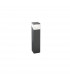 Lock Outdoor Bollard Aluminium Dark Grey White LED 12W 1047Lm IP54 3000K/4000K AC Driver Included-1