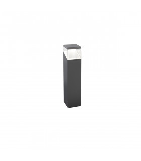 Lock Outdoor Bollard Aluminium Dark Grey White LED 12W 1047Lm IP54 3000K/4000K AC Driver Included-1
