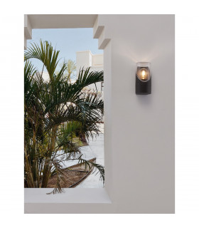 Selena 17.1cm Outdoor Modern Wall Lamp Anthracite Aluminium LED E27 IP65-2