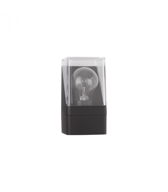 Selena 16cm Outdoor Modern Wall Lamp Anthracite Aluminium LED E27 IP65-1
