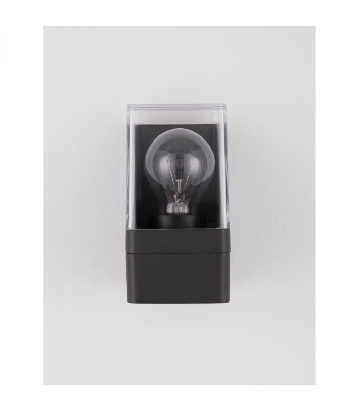 Selena 16cm Outdoor Modern Wall Lamp Anthracite Aluminium LED E27 IP65-5