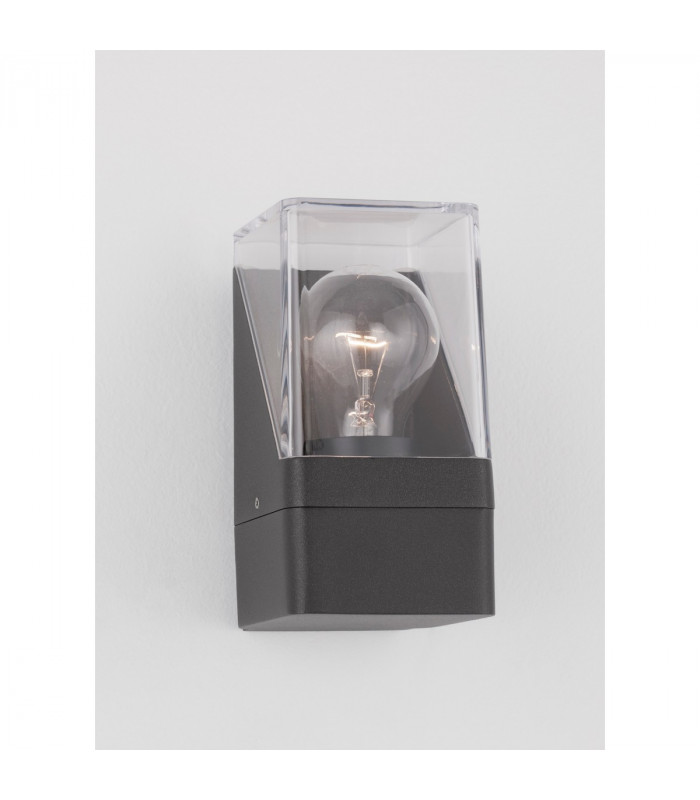 Selena 16cm Outdoor Modern Wall Lamp Anthracite Aluminium LED E27 IP65-8