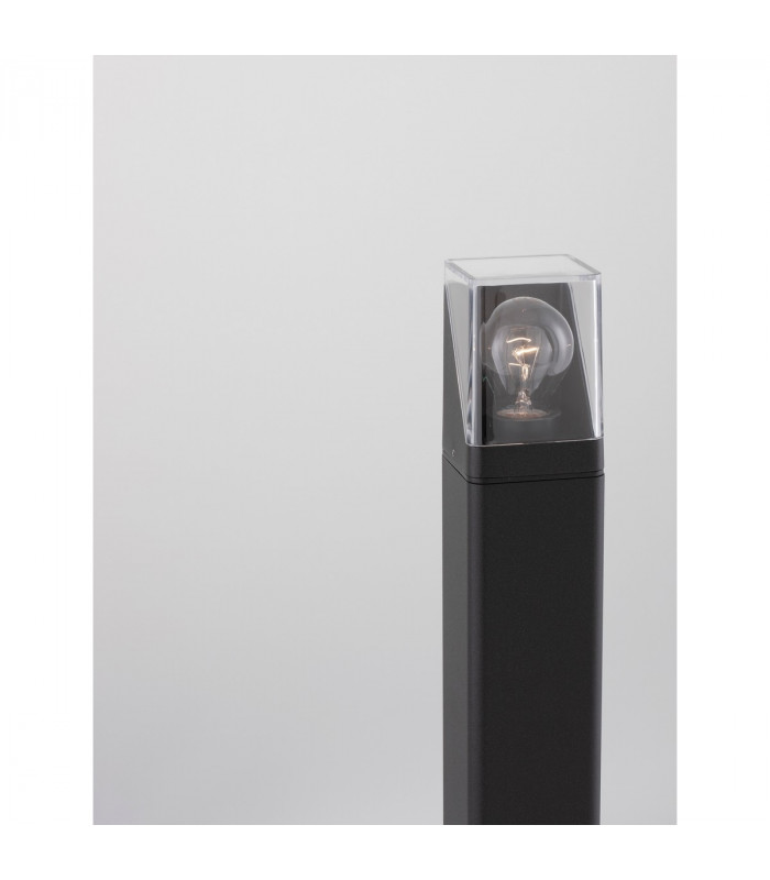 Selena 65cm Outdoor Bollard Anthracite Aluminium LED E27 IP65-7