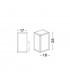 Zest Outdoor Wall Lantern Black Aluminium Clear Glass LED E27 IP54-4