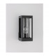 Figo Outdoor Wall Lantern Dark Grey Aluminium Clear Glass LED E27 IP54-2