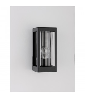Figo Outdoor Wall Lantern Dark Grey Aluminium Clear Glass LED E27 IP54-2
