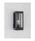Figo Outdoor Wall Lantern Dark Grey Aluminium Clear Glass LED E27 IP54-3