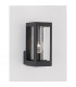 Figo Outdoor Wall Lantern Dark Grey Aluminium Clear Glass LED E27 IP54-5