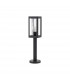 Figo Outdoor Bollard Dark Grey Aluminium Clear Glass LED E27 IP54-1