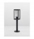 Figo Outdoor Bollard Dark Grey Aluminium Clear Glass LED E27 IP54-4