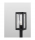 Figo Outdoor Bollard Dark Grey Aluminium Clear Glass LED E27 IP54-8