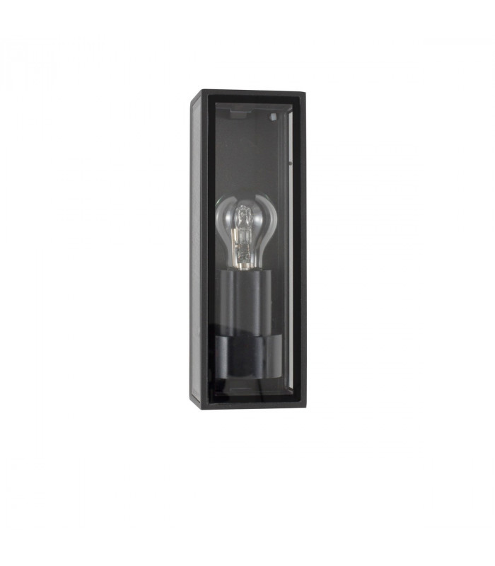 Sorren Outdoor Wall Lantern Anthracite Aluminium Clear Glass LED E27 IP65-1