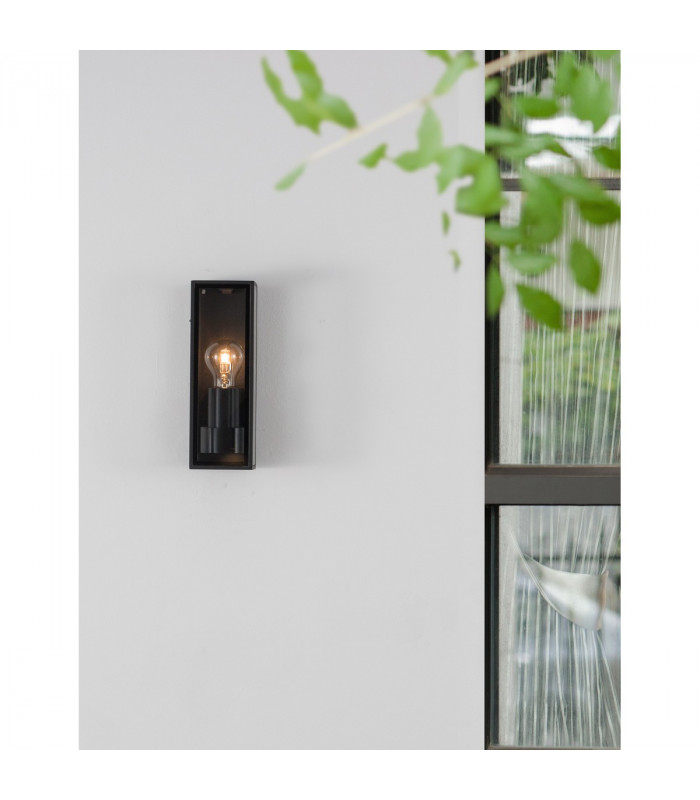 Sorren Outdoor Wall Lantern Anthracite Aluminium Clear Glass LED E27 IP65-3