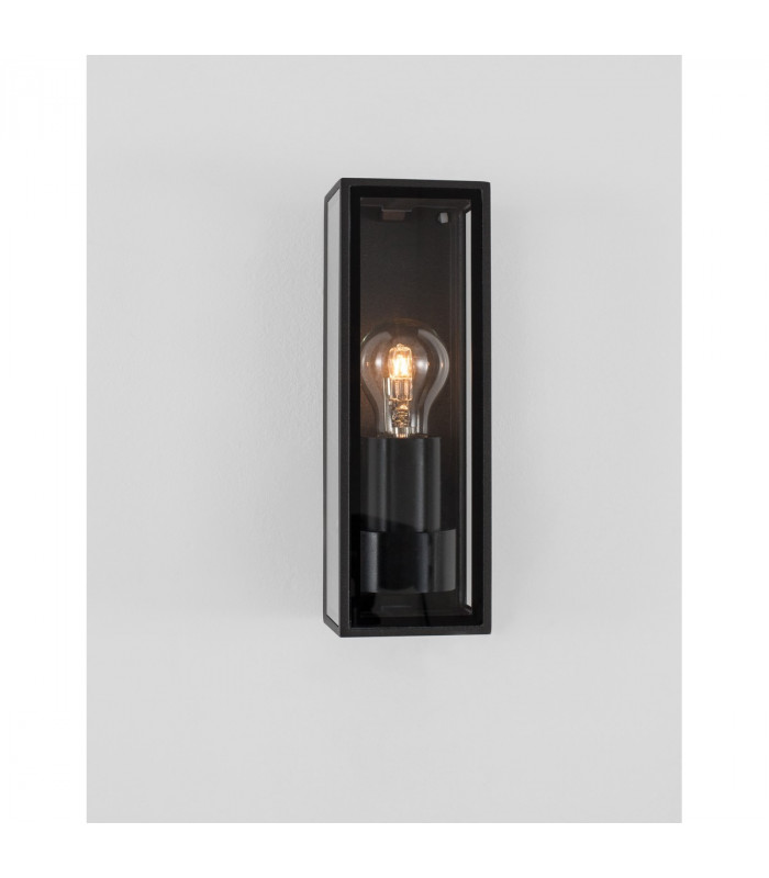 Sorren Outdoor Wall Lantern Anthracite Aluminium Clear Glass LED E27 IP65-5