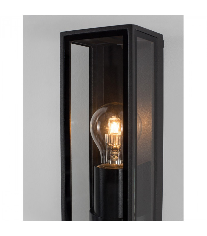 Sorren Outdoor Wall Lantern Anthracite Aluminium Clear Glass LED E27 IP65-7