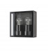 Sorren Twin Outdoor Wall Lantern Anthracite Aluminium Clear Glass LED E27 IP65-1