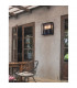 Sorren Twin Outdoor Wall Lantern Anthracite Aluminium Clear Glass LED E27 IP65-2