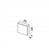 Sorren Twin Outdoor Wall Lantern Anthracite Aluminium Clear Glass LED E27 IP65-5
