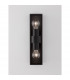 Regina 2 Light Outdoor Wall Lantern Anthracite Aluminium Clear Glass LED E27 IP65-6